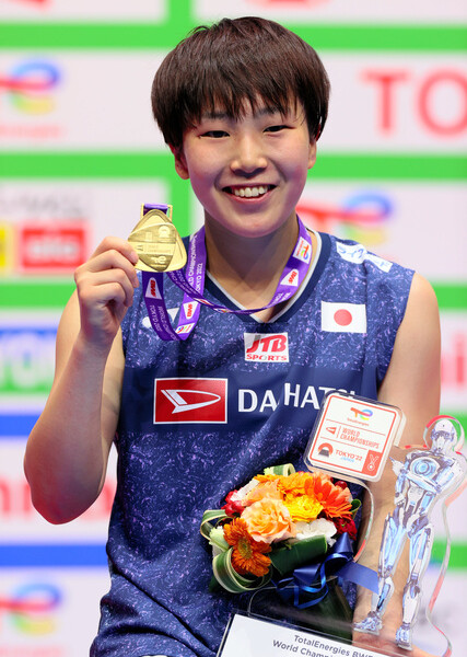 山口茜さん　バドミントン・世界選手権1